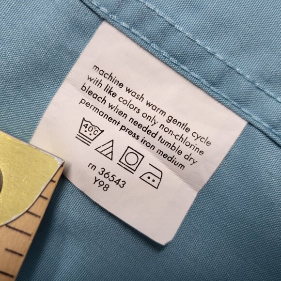 Vintage Arrow Mens Shirt Poplin XL 17 34/35 Button Up Wrinkle Free Long Sleeve - Picture 7 of 16